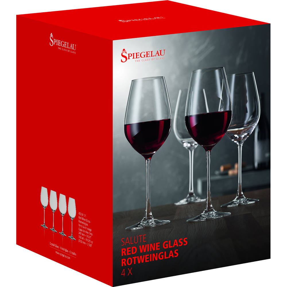 Salute Rødvin 4 glas - Billede 4