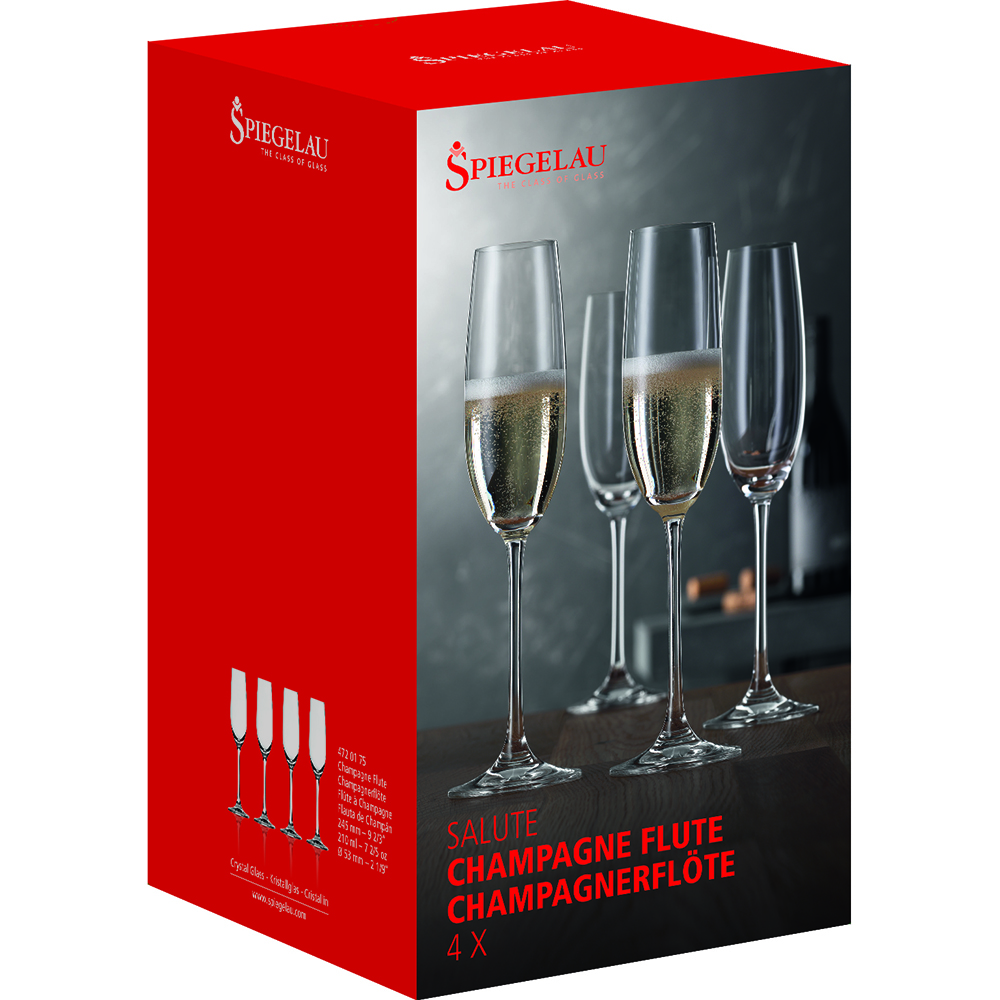 Salute Champagne 4 glas - Billede 4